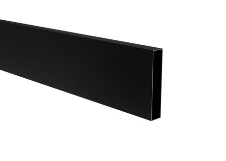 Aluminiowa lamela, 20x100x1,1-6000mm, czarna RAL9005