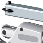 Rączka do rur + 1x Q1/B02-INOX-RK