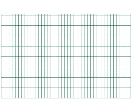 Zváraný plotový panel N2D 2500x1630mm D5/4/5mm zelená