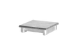 Aluminiowa zatyczka słupka 100x100 płaska - naturalna