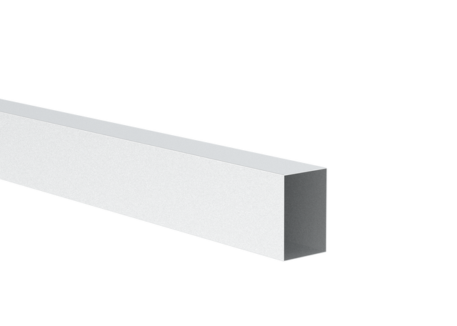 Aluminiowy wypełniacz ogrodzenia 40x60x1 - 6000mm naturalny