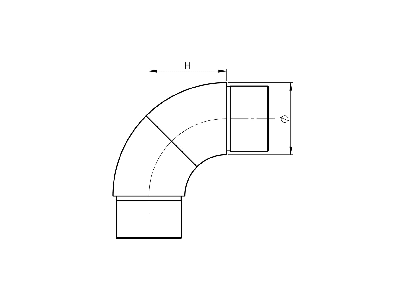 Kolanko nierdzewne skrętne