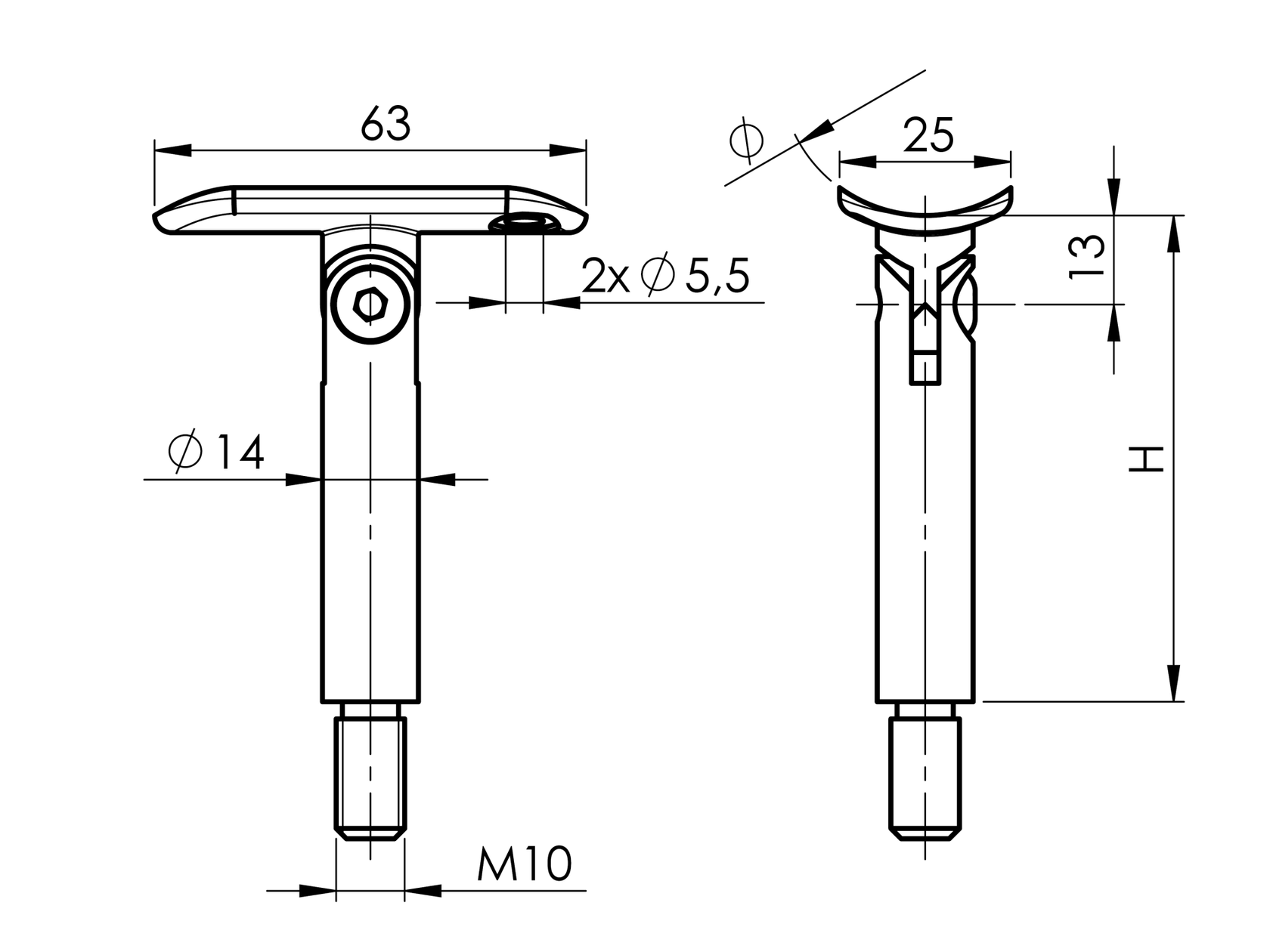 Stal nierdz-Uchwyt poręczy