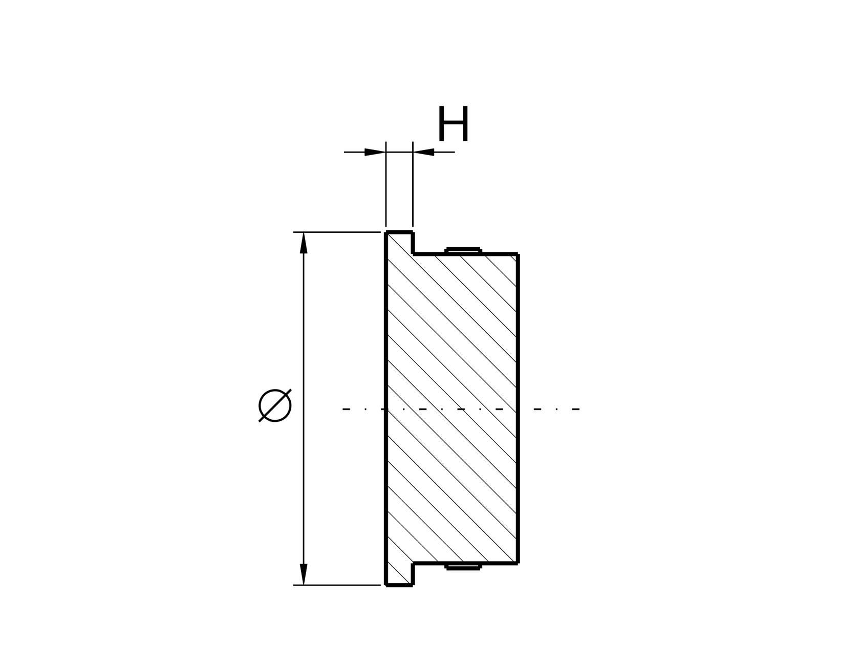 Zaślepka płaska rury