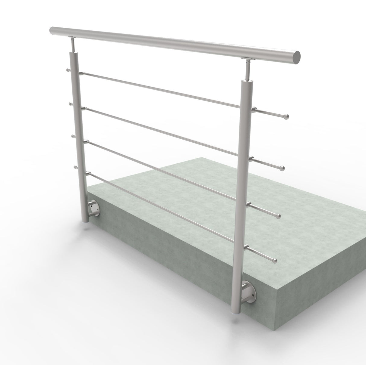 Balustrada nierdzewna, AISI304, 1500x900mm, BR