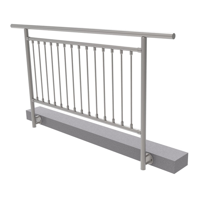 Balustrada nierdzewna pionowa BR AISI304, D42,4/d1