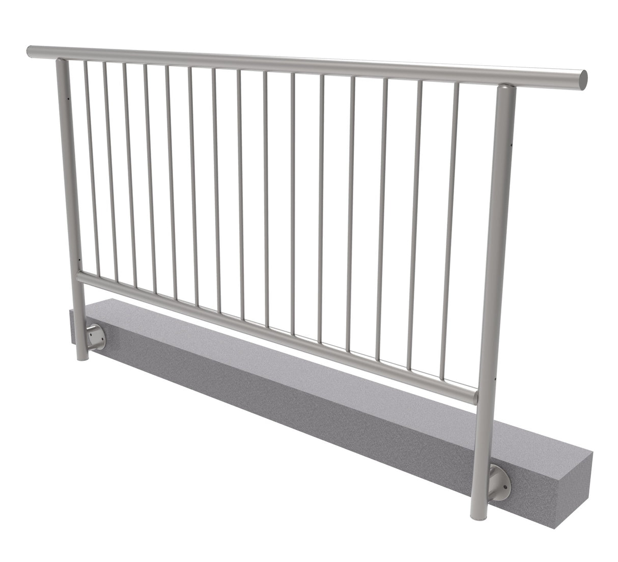 Balustrada nierdzewna pionowa BR AISI304, D42,4/d1