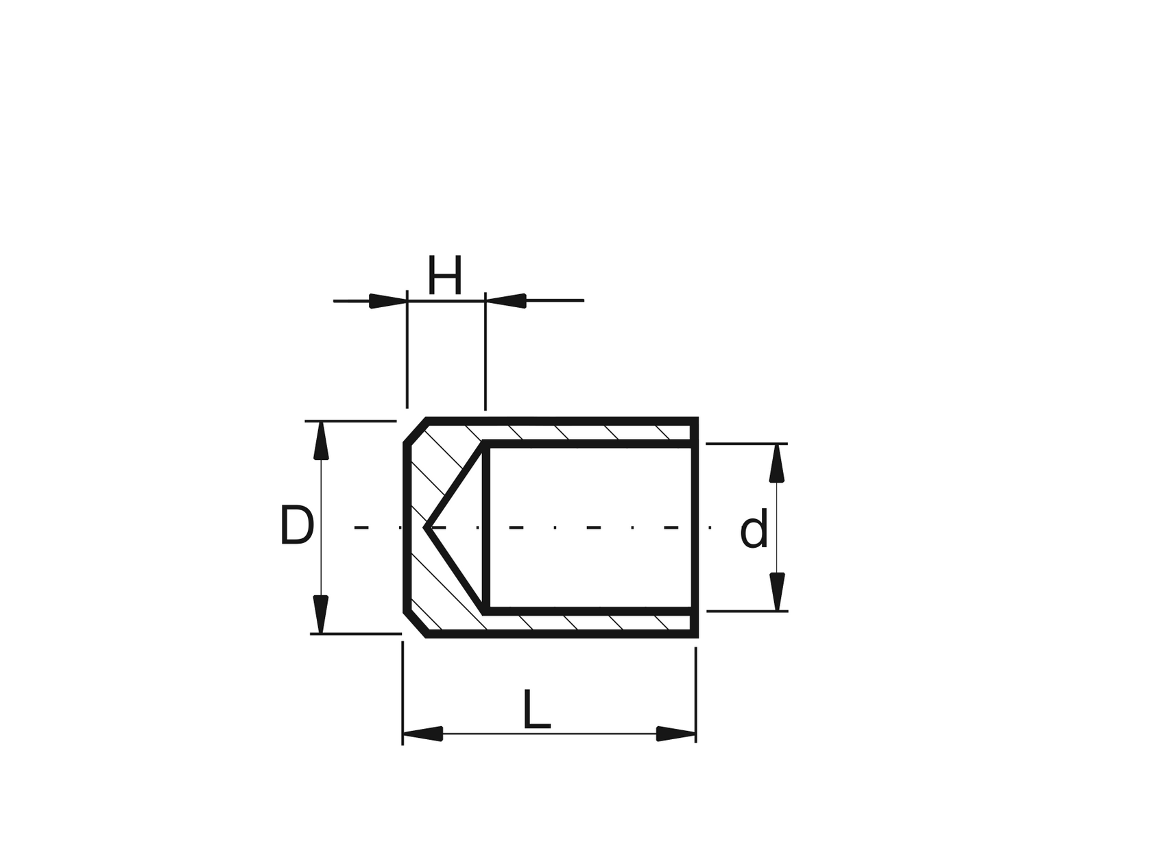 Zaślepka walcowa na rurę