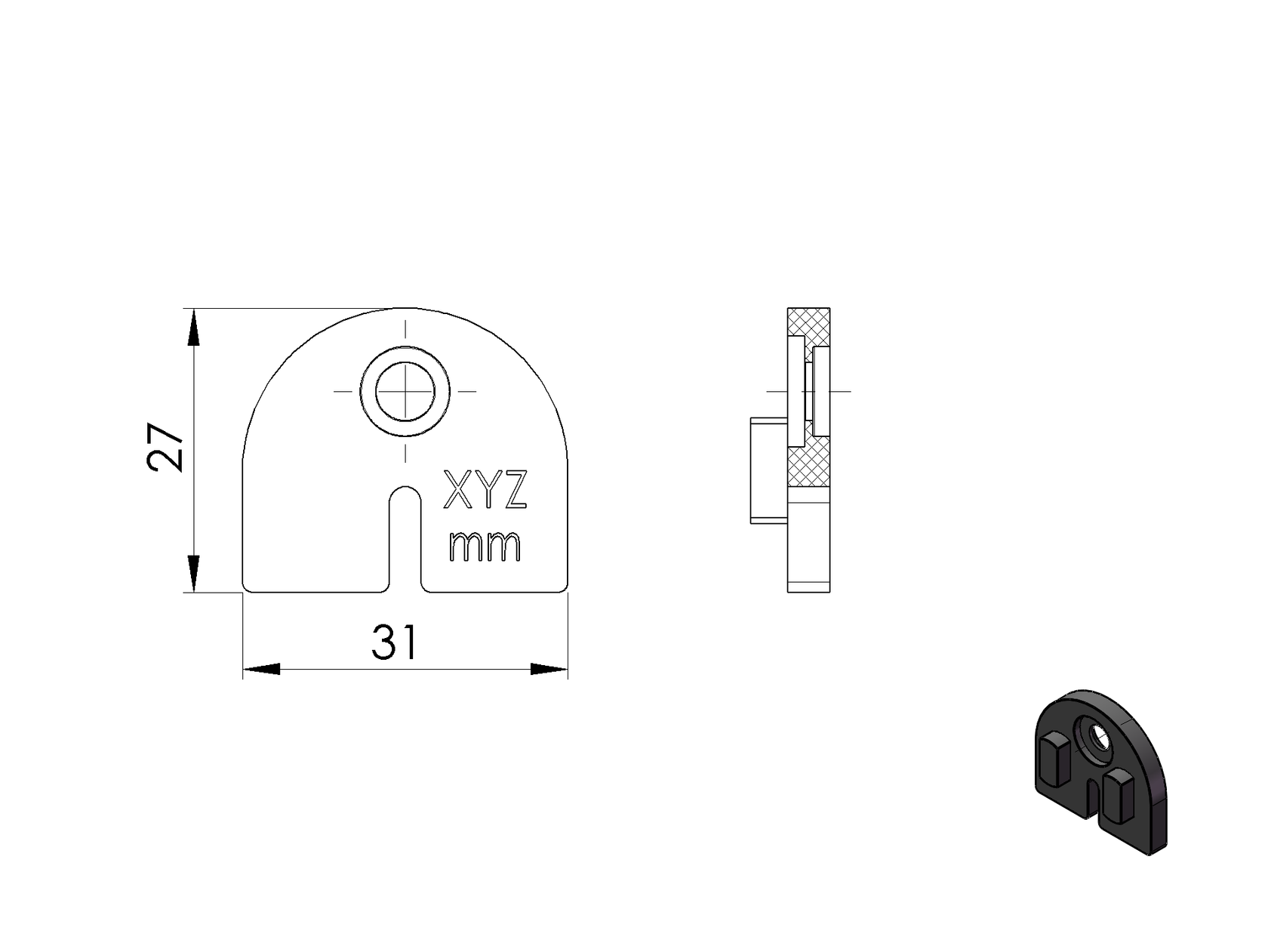 Uszczelka gumowa do uchwytu szkła