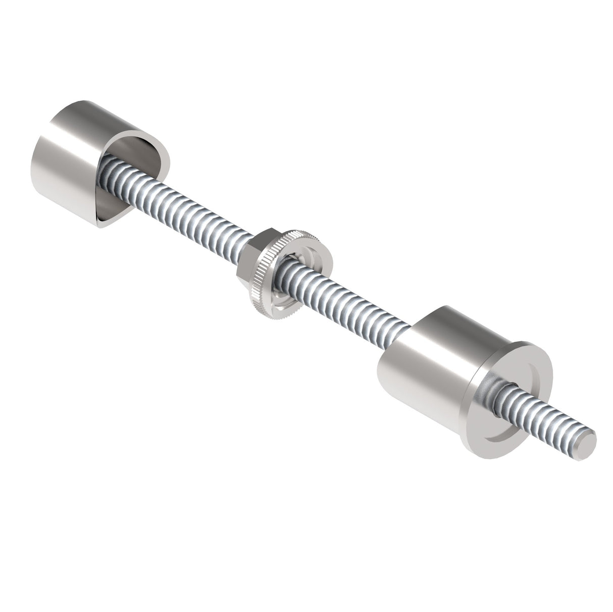 Nierdzewne mocowanie boczne słupka