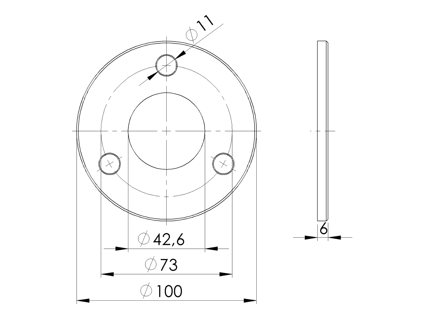Podstawa słupa do spawania