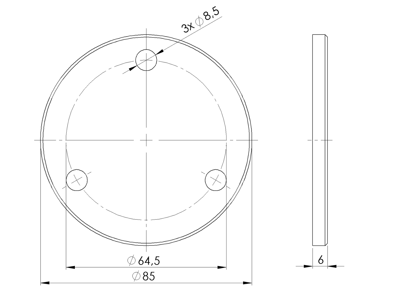 Stopa montażowa nierdzewna