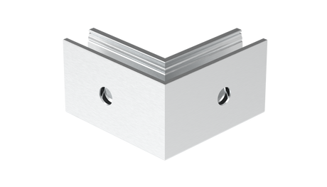 Profil balustrady szklanej Al-boczny