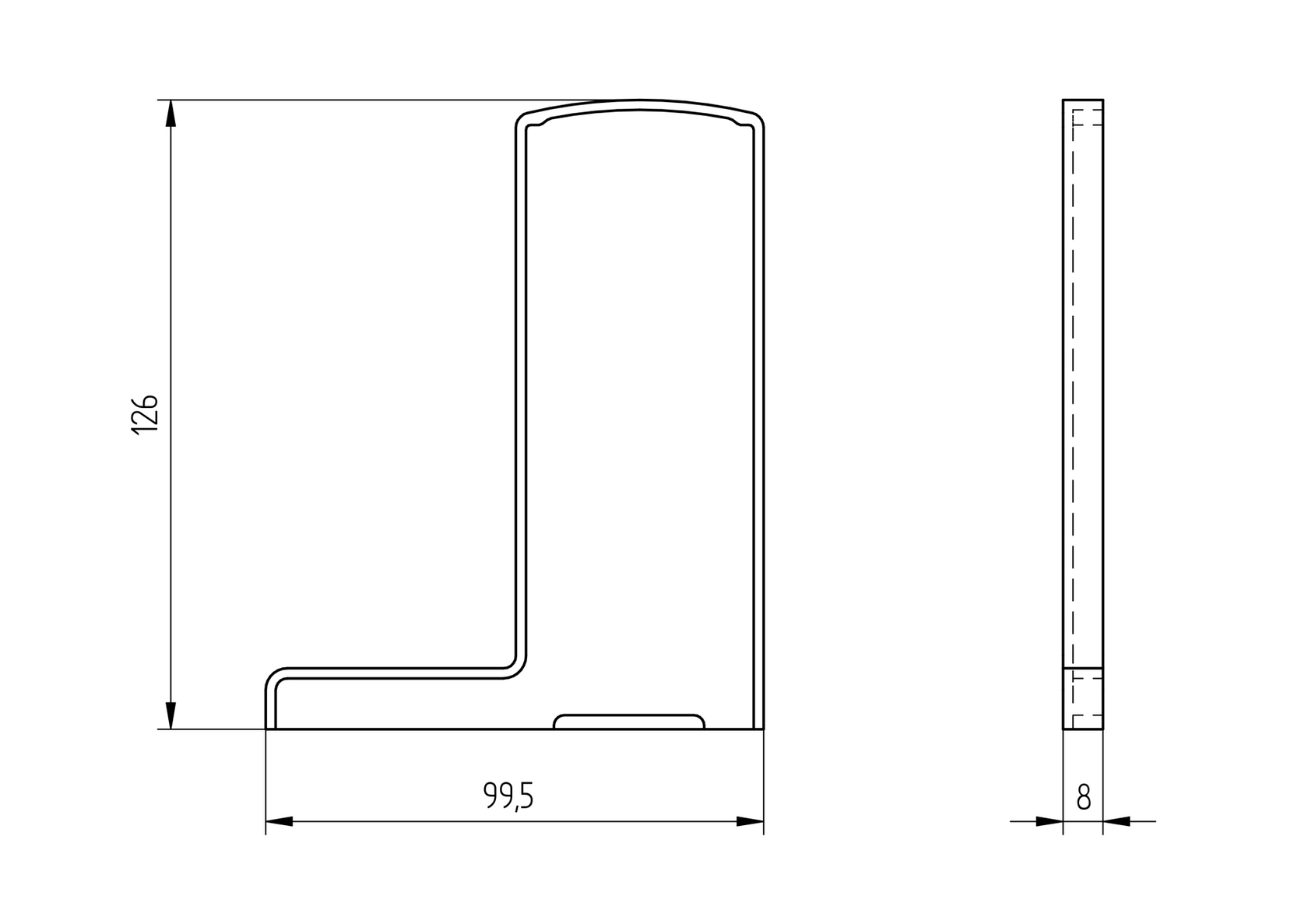 Zaślepki do Profili AL/0006-S-E