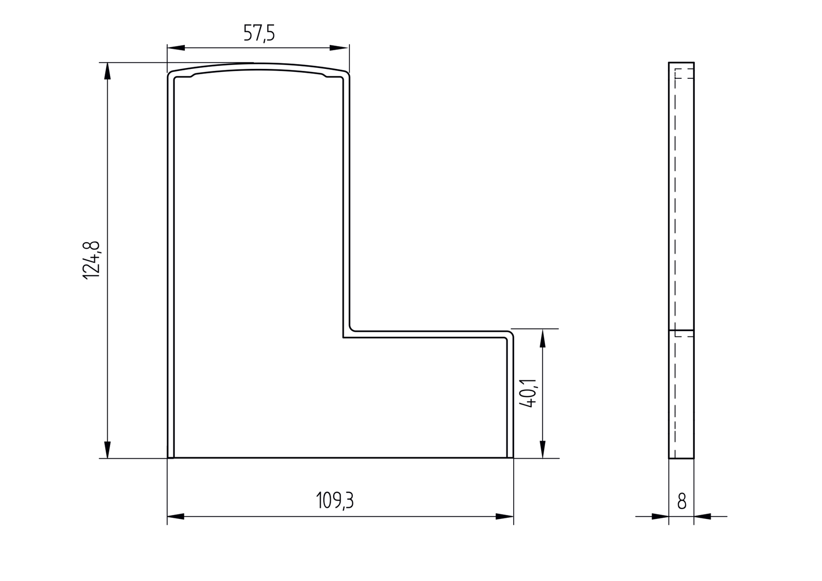 Zaślepki do Profili AL/0006-ECO-S-E