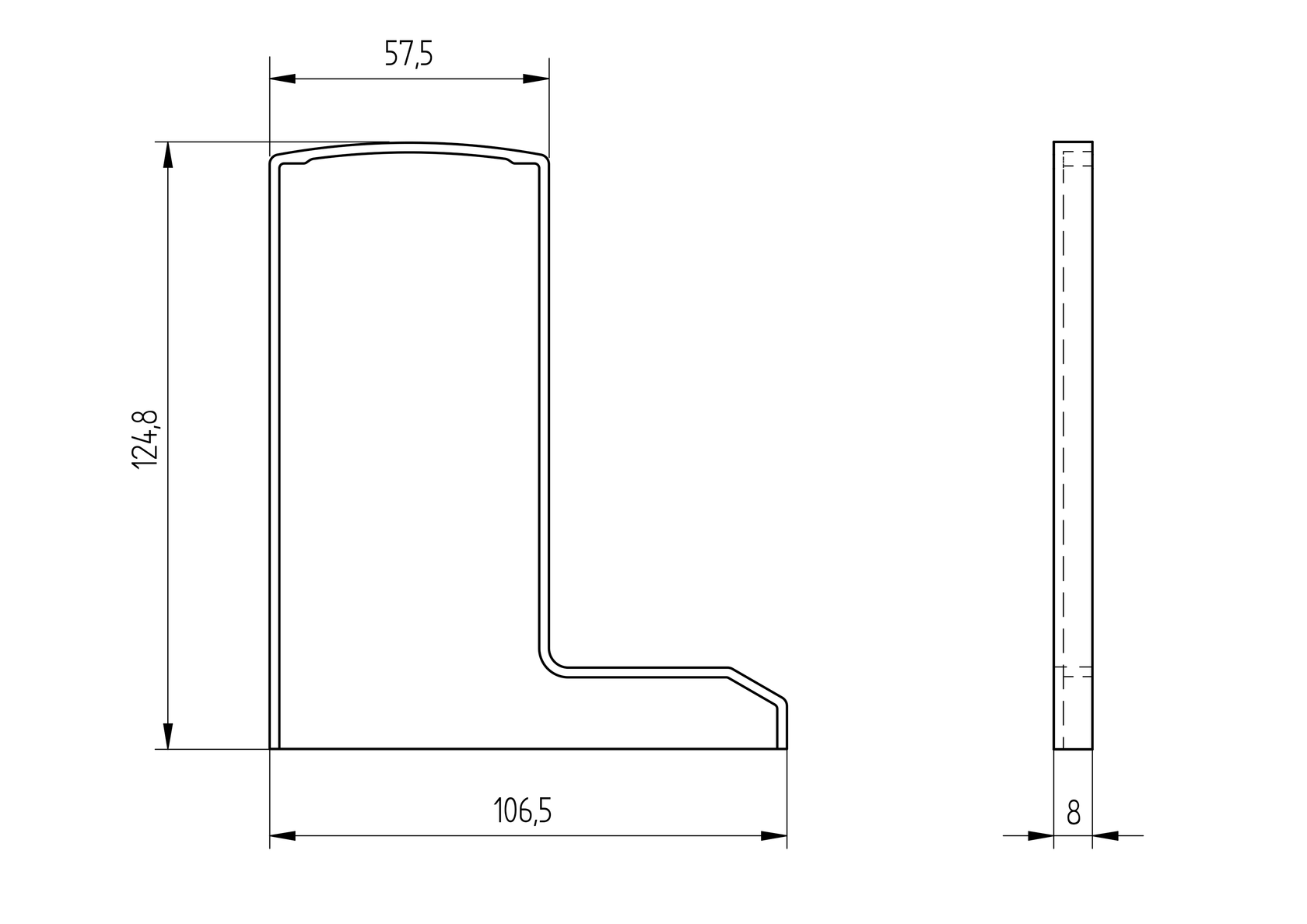 Zaślepki do Profili AL/0006-ECO-RAL 9005