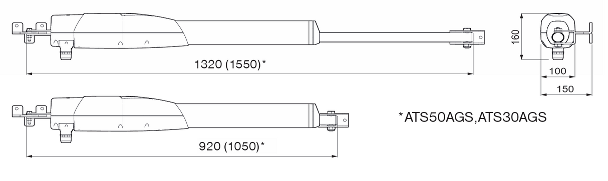 Napęd CAME do bramy skrzydłowej