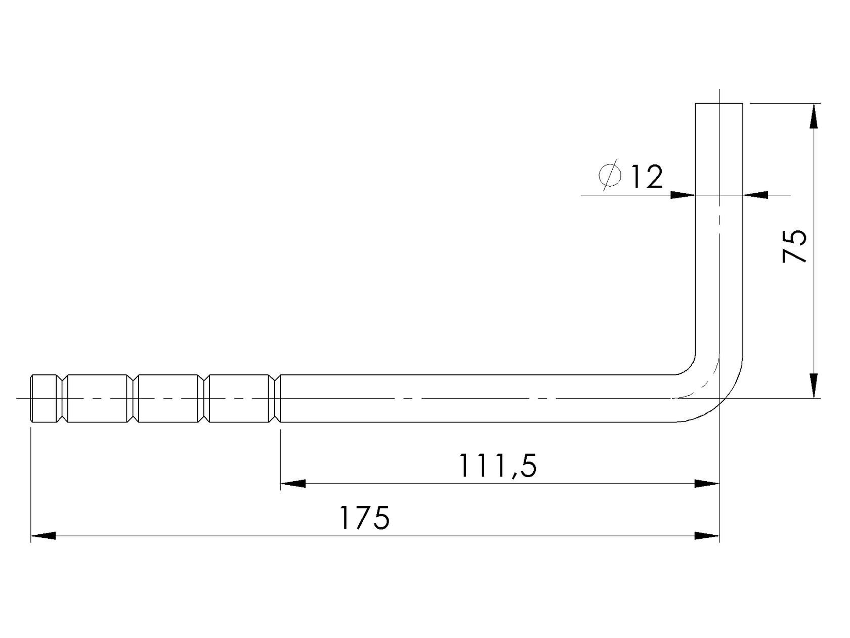 Mocowanie pochwytu do ściany