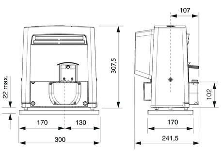 napędy set, max 400kg,