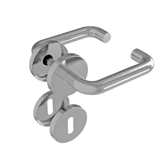 Klamka z szyldem -  para AISI 201, K320 BB