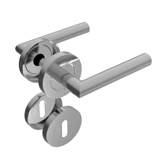 Klamka z szyldem AISI 201, K320 BB