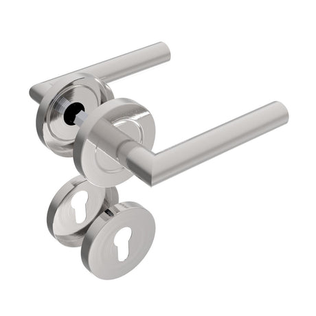 Klamka z szyldem AISI 304, K320