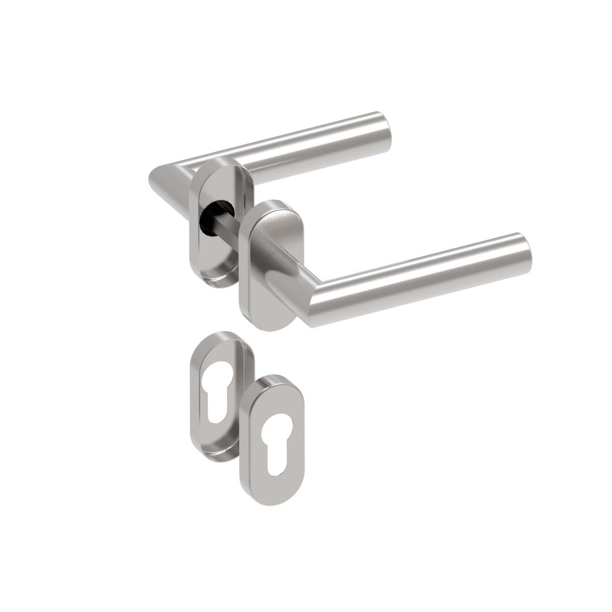 Klamka z szyldem AISI 304, K320