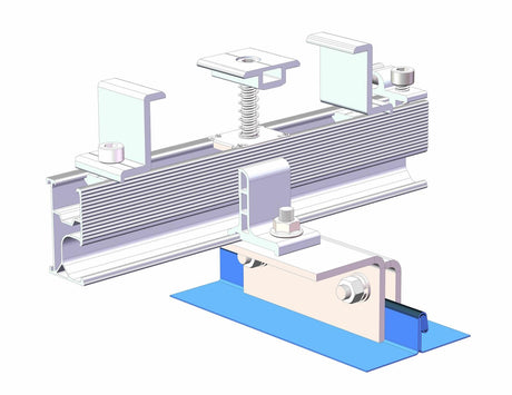 Svorka pre falcovaný plech široká