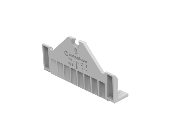 Zestaw do regulowanego mocowania szkła - canal B