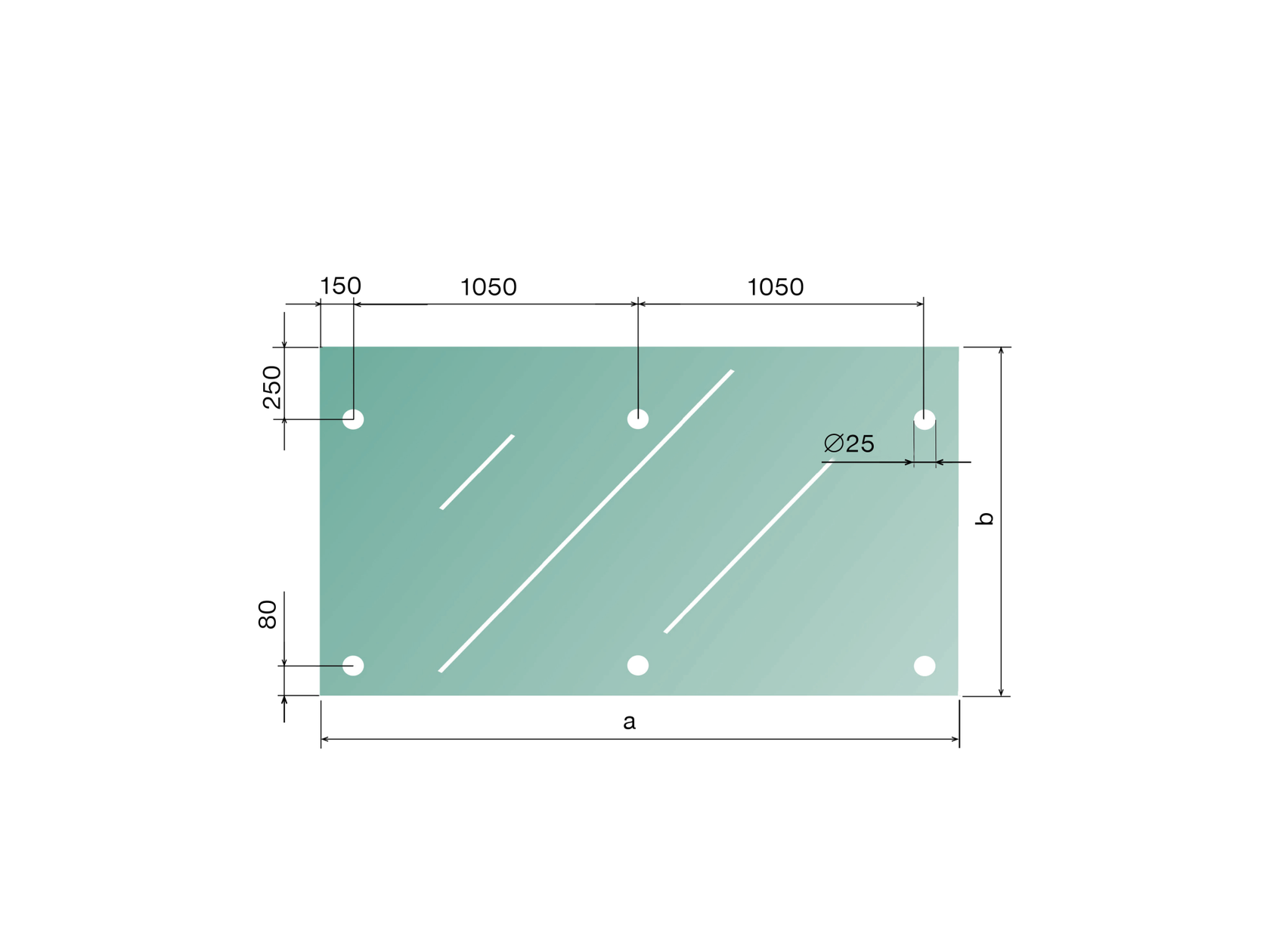 Szklo laminowane - hartowane dla sprzętu GS/PR-R3