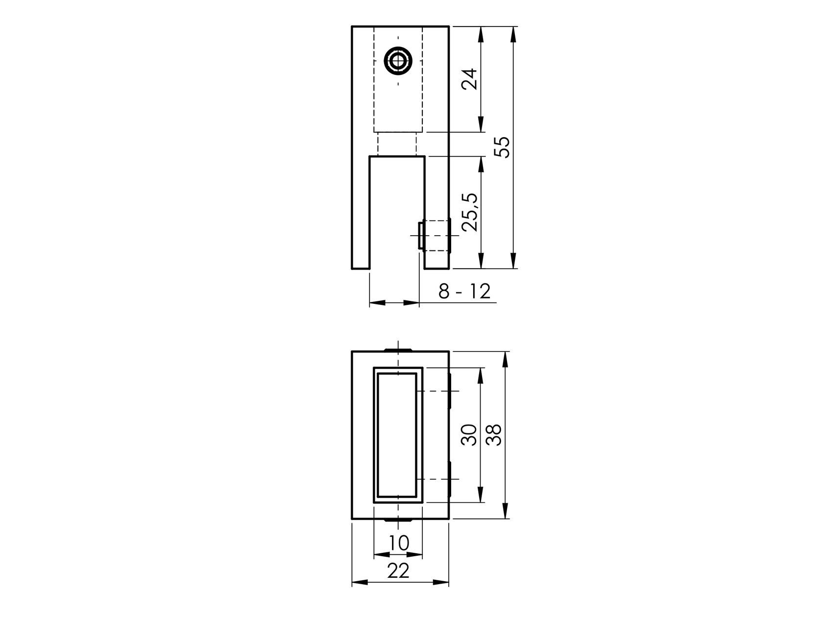 łącznik vertikal stal nierdzewna