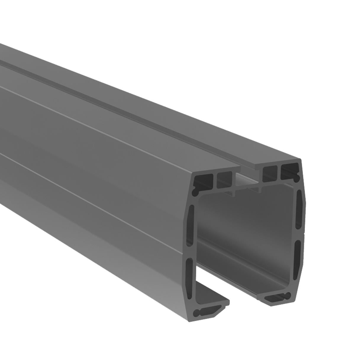 Prowadzący profil dolny AL, 90x95mm, L6m, RAL7016