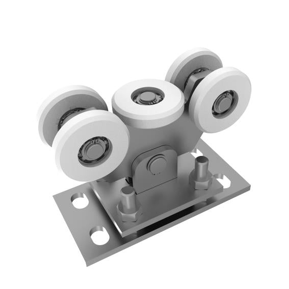 Wózek ZN koła Nylon, profil 80x80mm