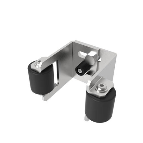 Uchwyt bramy Zn, 55-90mm Zn,black rubber