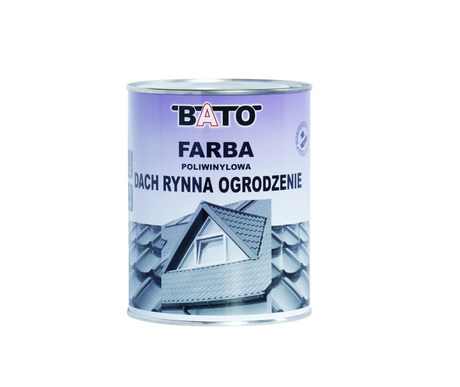 Farba poliwinylowa, antracyt RAL7016 1kg (0,8L)