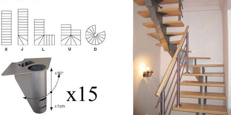 Schody-segment NS270 Vmax 2860mm Vmin 2580mm