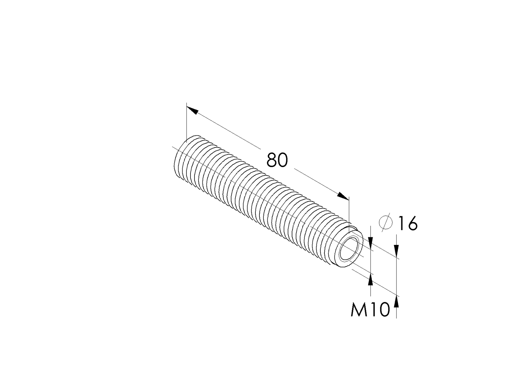 Kotwa do dużych obciążeń, INOX, M10