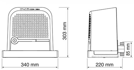 Zestaw automatyki do bram  NICE set, max 400kg