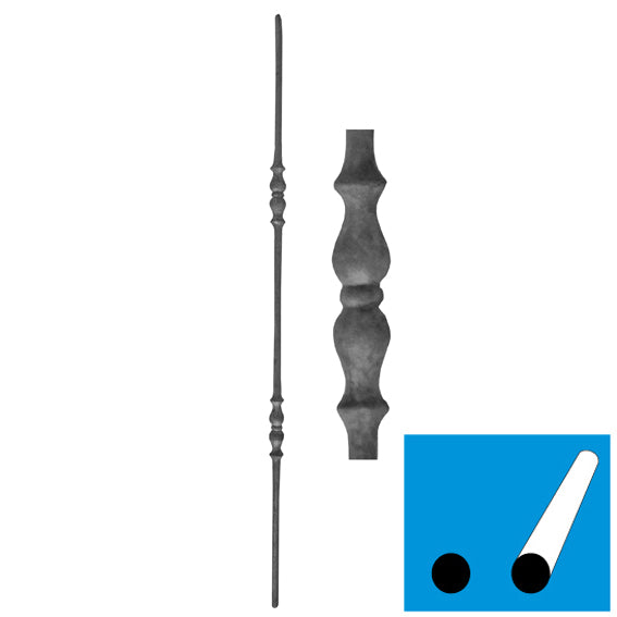 Tralka kuta h1000, b26, D12mm