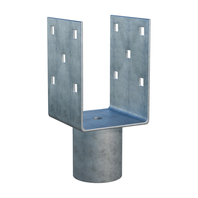 Nadstavec na zemnú skrutku Zn "U" 90x90x120x60mm