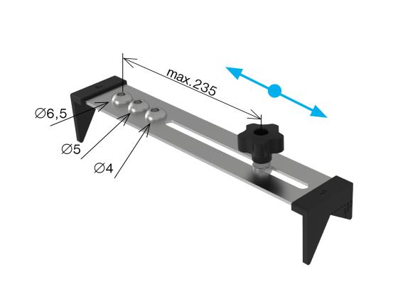 Przyrząd ustawiania nawiertów AL/0004