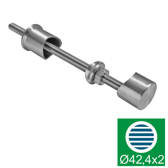 Nierdzewne mocowanie boczne słupka