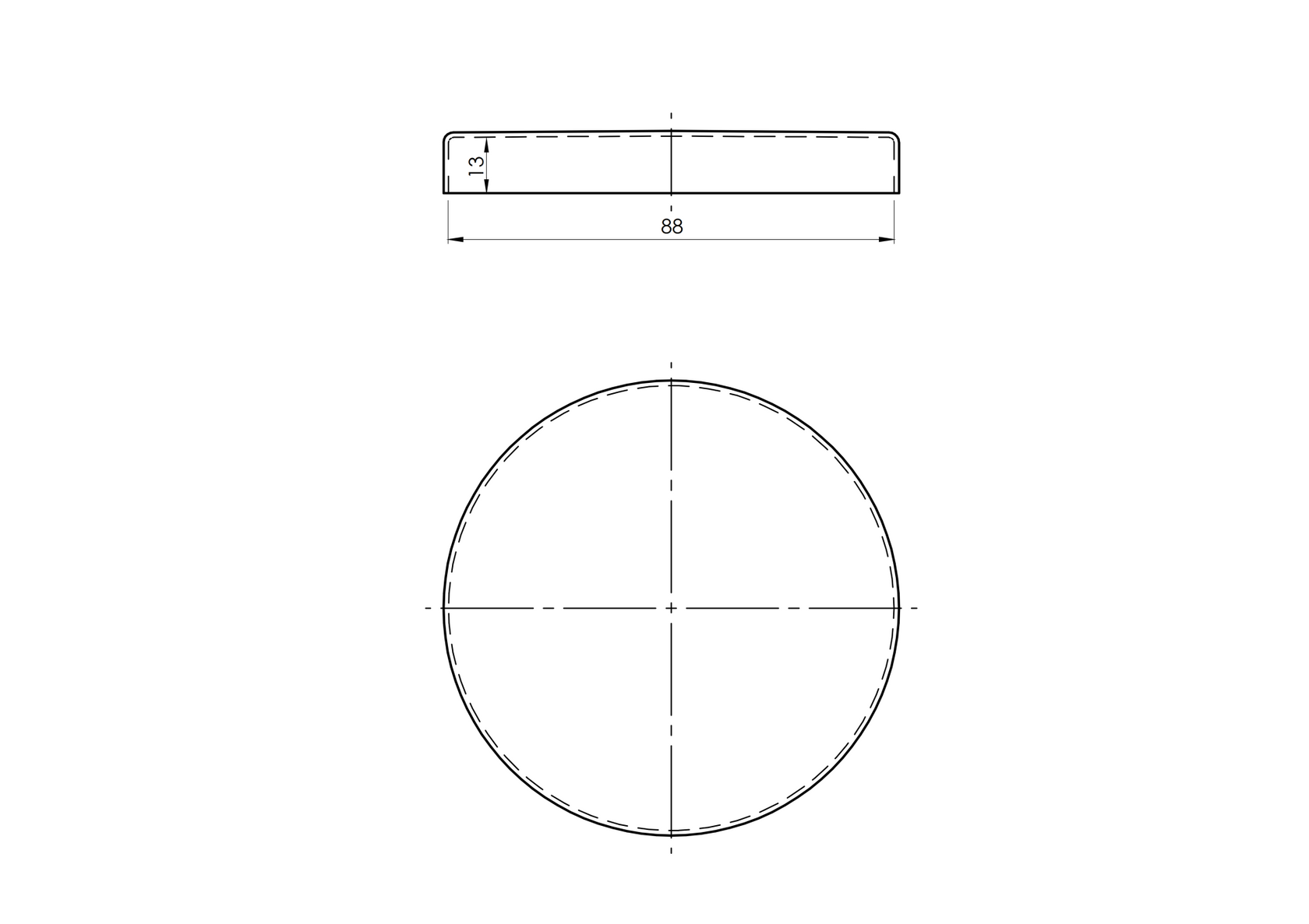 Rozeta maskująca nierdzewna