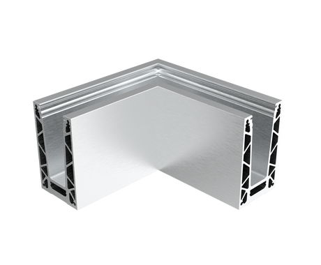 Profil balustrady szklanej Al AL/ELOX/Satin L195mm