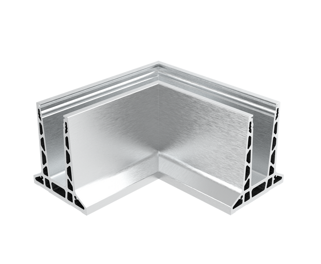 Profil balustrady szklanej Al