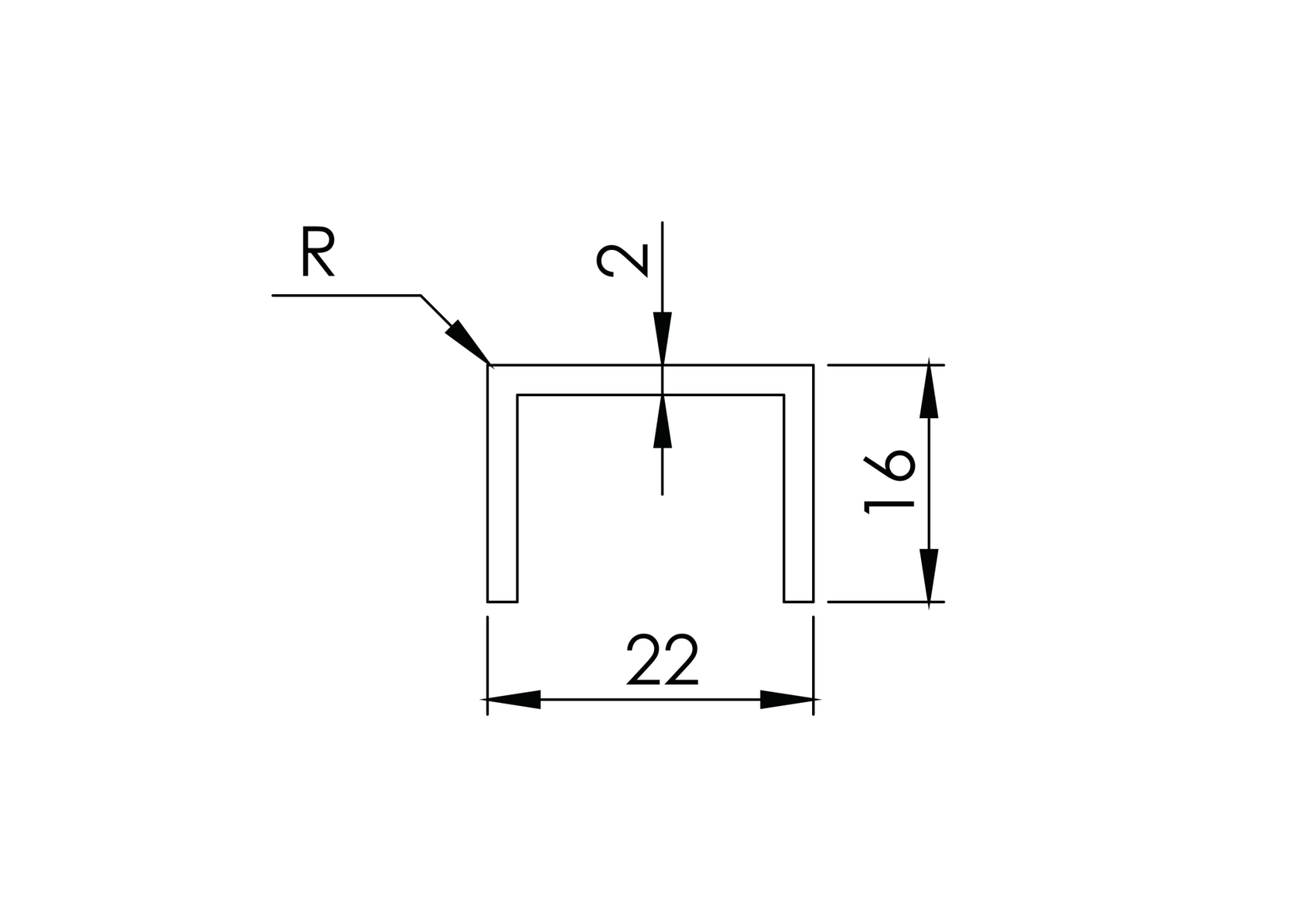 Poręcz aluminiowa AL-elox