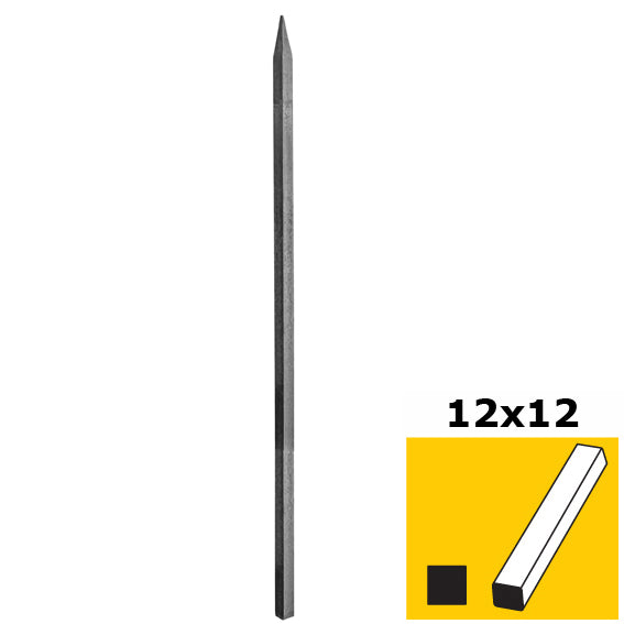 Szpic z grotem h500, n12x12mm