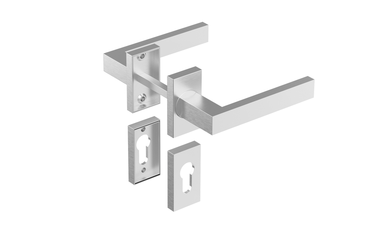 Klamka z szyldem AISI 304, K320