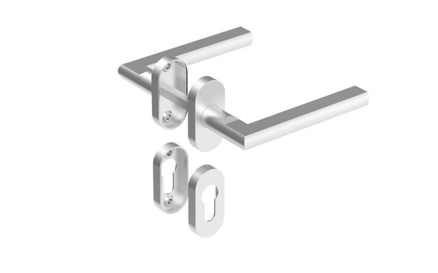 Klamka z szyldem AISI 304, K320