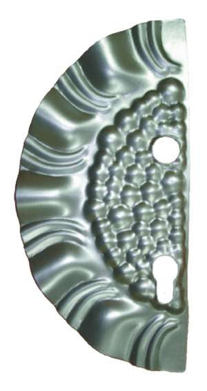 Szyld zdobiony 265x125, t1,2, d19, 90mm